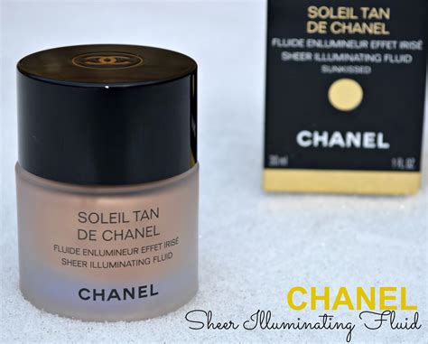 soleil tan de chanel sheer illuminating fluid how to use|chanel les beiges water fresh.